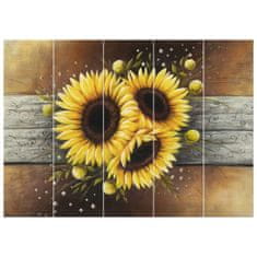 ZUTY Obrazy na stěnu - Kompozice slunečnice, 225x160 cm