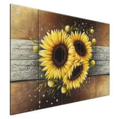ZUTY Obrazy na stěnu - Kompozice slunečnice, 225x160 cm