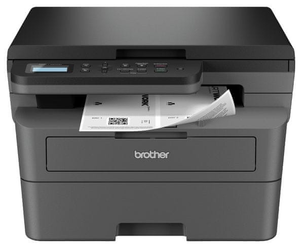 laserová tiskárna černobílá Brother DCP-L2600D DCPL2600DWYJ1 monochromatická mono tisk 34 stránek za minutu oboustranný tisk 16 stran vhodná do kanceláří doma home office
