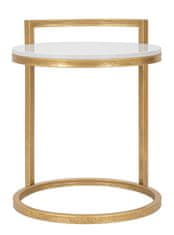 Mauro Ferretti Konferenční stolek s deskou z imitace mramoru, ? 40 cm