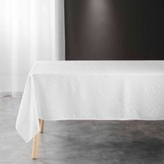 Douceur D'Interieur Žakárový ubrus LOLLY, obdélníkový, bílý, 140 x 240 cm