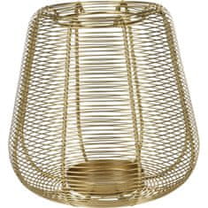 Home&Styling Zlatá lucerna na svíčku, kov, ? 21 cm