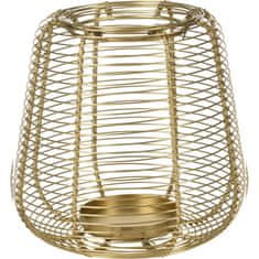 Home&Styling Zlatá lucerna na svíčku, kov, ? 17,5 cm