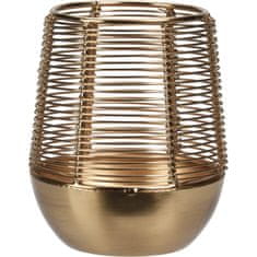 Home&Styling Zlatá lucerna na svíčku, kovová