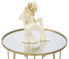 Mauro Ferretti Kávový stolek se zrcadlovou deskou, ? 50 x 58,5 cm