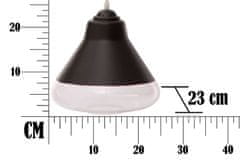 Mauro Ferretti Závěsná lampa, černá, ? 25 cm