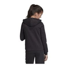 Adidas Mikina černá 123 - 128 cm/XS Linear Hoodie