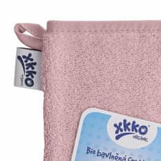 XKKO Organic BIO bavlněná froté žínka - Baby Pink