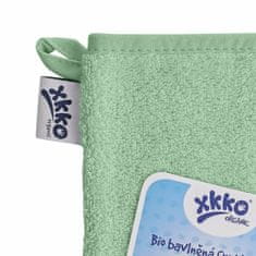 XKKO Organic BIO bavlněná froté žínka - Mint