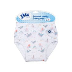 XKKO Organic Tréninkové kalhotky - Sky Whale, Velikost S