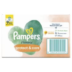 Pampers Harmonie Protect & Care čisticí ubrousky 9 x 44 ks