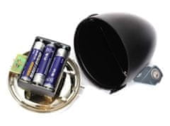 APT ZD14A Světlo přední diodové bateriové Retro černé