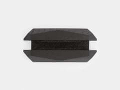 Oakywood Dřevěný vertikální stojan na notebook, černý