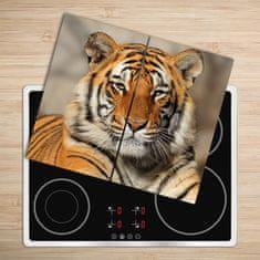 tulup.cz Skleněné deska do kuchyně Bengálský tygr 60x52 cm