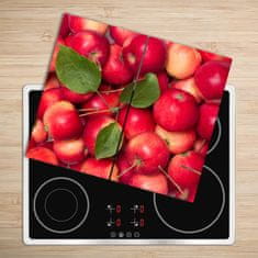 tulup.cz Skleněné deska do kuchyně Červené jablka 60x52 cm
