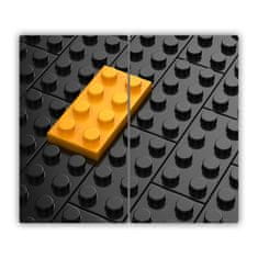 tulup.cz Skleněné deska do kuchyně Lego bloky 2x30x52 cm