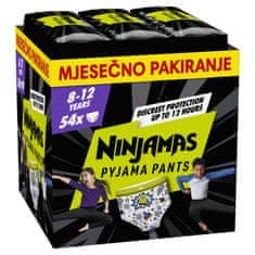 Pampers Ninjamas Pyjama Pants Kosmické lodě, 54 ks, 8 let, 27kg-43kg - měsíční balení