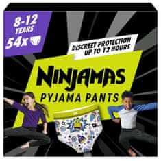 Pampers Ninjamas Pyjama Pants Kosmické lodě, 54 ks, 8 let, 27kg-43kg - měsíční balení