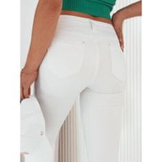Dstreet Dámské džínové kalhoty BRENO bílé uy1993 S