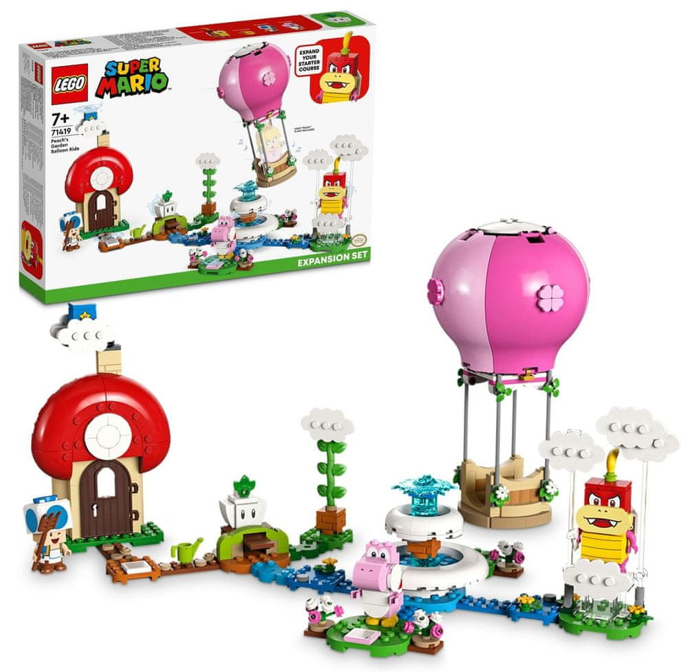 Levně LEGO Super Mario 71419 Peach a let balónem – rozšiřující set
