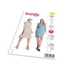 Burda Střih Burda 5826 - Košilové šaty, zavinovací košilové šaty