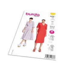 Burda Střih Burda 5820 - Pouzdrové šaty, šaty s volánky, boho šaty