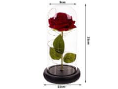Verk 26107 LED růže ve skleněné váze