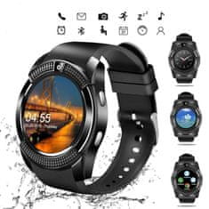 Verk 06326 Chytré hodinky SMART WATCH V8 černá