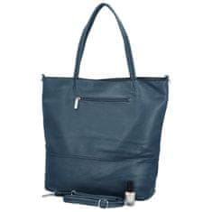 Coveri WORLD Trendy dámská koženková kabelka Lisabeth, modrá