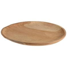 Home&Styling Ozdobný talíř z teakového dřeva, ? 40 cm