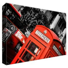 ZUTY Obrazy na stěnu - Londýnská telefonní budka, 30x20 cm