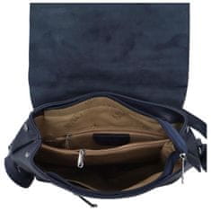 Coveri WORLD Stylový dámský koženkový kabelko/batoh Barbalea, modrý