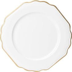 Home&Styling Dekorační talíř se zlatým zdobením, ? 33 cm