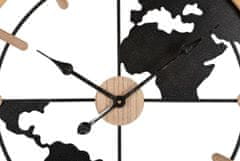 Mauro Ferretti Nástěnné hodiny s mapou světa, ? 60 cm