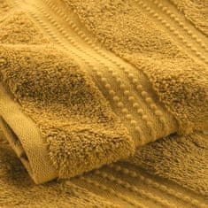 Douceur D'Interieur Froté ručník EXCELLENCE, 70 x 130 cm, žlutý