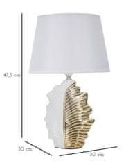 Mauro Ferretti Stolní lampa s podstavou ve tvaru listu