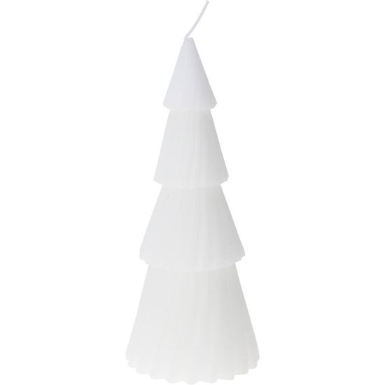 Home&Styling Dekorační vánoční stromeček, 7 x 21 cm barva bílá
