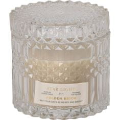 Home&Styling Elegantní vonná svíčka ve skle, 9 cm barva transparentní