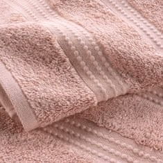 Douceur D'Interieur Froté ručník EXCELENCE, 70 x 130 cm, růžový