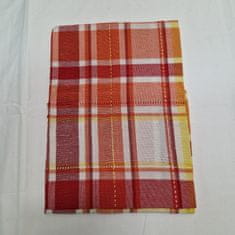 Jahu Textilní ubrus 85x85cm, červený - károvaný