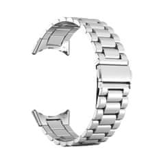 Drakero Kovový řemínek pro Google Pixel Watch stříbrný