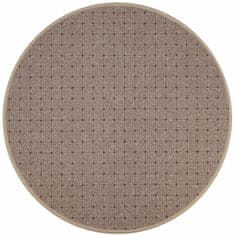 Kusový koberec Udinese béžový new kruh 57x57 (průměr) kruh