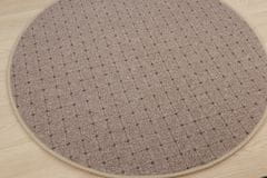 Kusový koberec Udinese béžový new kruh 57x57 (průměr) kruh