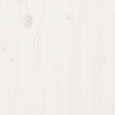 Petromila Dětský piknikový stůl s pískovištěm bílý masivní borové dřevo