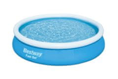 Bestway Nadzemní bazén kruhový Fast Set, kartušová filtrace, průměr 3,66m, výška 76cm 