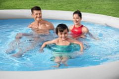 Bestway Nafukovací bazén Fast Set šedý, kartušová filtrace, 3,66m x 76cm