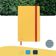 Leitz Poznámkový sešit "Cosy Soft Touch", matně žlutá, linkovaný, A5, 80 listů, tvrdé desky, 44810019