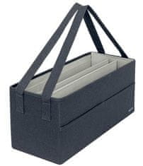 Leitz Přenosný box "Fabric Hot Desking", tmavě šedá, 3 přihrádky, 64440089