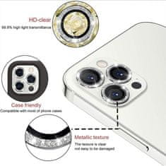 TopQ Tvrzené sklo HARD DIAMOND pro fotoaparát pro Samsung S24 stříbrné (3 kusy)