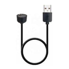 TopQ Nabíjecí kabel pro chytrý náramek Xiaomi Mi Band 5-6-7 USB kabel černý